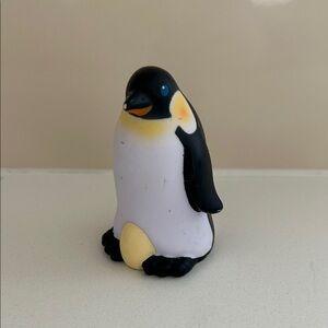 Penguin Action Figure Toy - White & Black